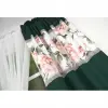 Komplet firana woalowa zasłony w kwiaty 400x155