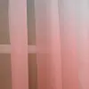 Woal na przelotkach ombre firanka 250x145cm różowy