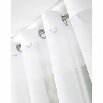 Woal na przelotkach ombre firanka 250x145cm różowy