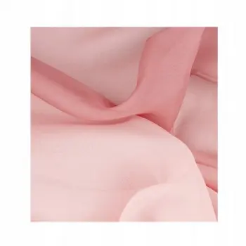 Woal na przelotkach ombre firanka 250x145cm różowy