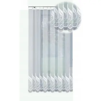 Firanka żakardowa z taśmą na balkon 230 x 200 cm