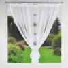 Kule srebrne 10 cm girlanda 100cm dekoracja firan