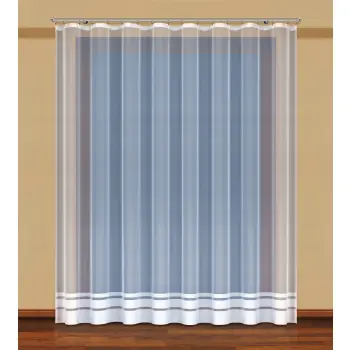 Kremowa żakardowa firanka OUTLET 280 x 200cm