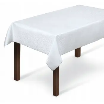 Obrus na stół plamoodporny biały 130x180