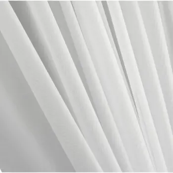 Firana woalowa gipiura wiązana 150x400 biała