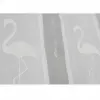 Firana panel haftowany flaming 250x60 cm biały