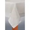Kremowy obrus na stół z tkaniny 150x180 prostokąt