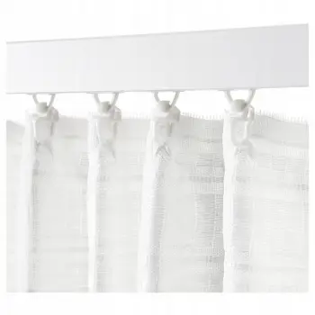 Firanka IKEA 300x145 cm żakardowa biała z taśmą