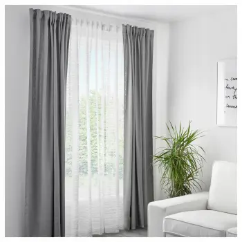 Firanka IKEA 300x145 cm żakardowa biała z taśmą