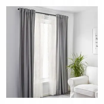 Firanka IKEA 300x145 cm żakardowa kremowa na tunel