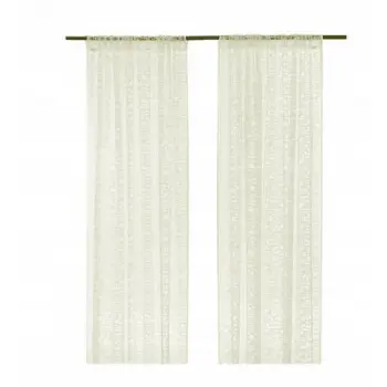 Firanka IKEA 300x145 cm żakardowa 2 szt biała