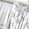 Firana zasłona woal 160x540 zestaw boho j. szary