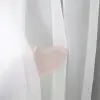 Firanka biała woalowa z cyrkoniami złotymi 150x400