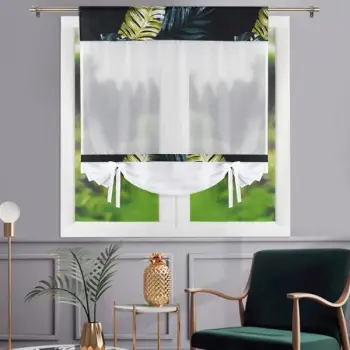 FIRANKA PANEL ZASŁONY KOMPLET LIŚCIE 160x400