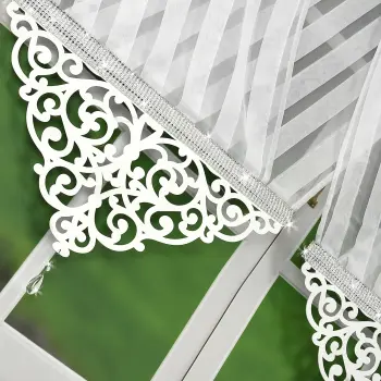 Panel dekor Cyrkonie ażur podwójny 130x180