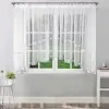 Firana woalowa z cyrkoniami 150x300 biała w gwiazdki BOŻE NARODZENIE ŚWIĘTA