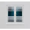 Lambrekin żakardowy makaron z otworami na drążek zazdrostka biała 60x150 cm