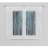 Firanka biała żakardowa do salonu makaron z motywem ozdobnym 160x150 cm