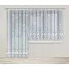 Biała firana żakardowa z wszytą taśmą do salonu sypialni kuchni 140 x 300