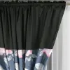 Komplet zasłon w kwiaty firana woalowa markizeta 155x500