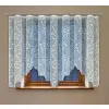 Biała firana żakardowa z wszytą taśmą do salonu sypialni kuchni 140x300 NEW