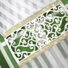 Firana panel ażur woal 250x120 w zestawie zasłony 250x 145 złoty beż