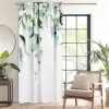 Zasłona biała w liście gotowa do zawieszenia 250x145 cm taśma WAVE NOWOŚĆ