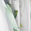 Zasłona biała w liście gotowa do zawieszenia 250x145 cm taśma WAVE NOWOŚĆ