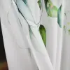 Zasłona biała kwiaty róże gotowa do zawieszenia 250x145cm taśma WAVE NOWOŚĆ