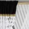 Firana woal panel zasłony laserowe komplet cyrkonie 160x300 salon sypialnia