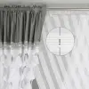 Firana woal panel zasłony laserowe komplet cyrkonie 160x300 salon sypialnia