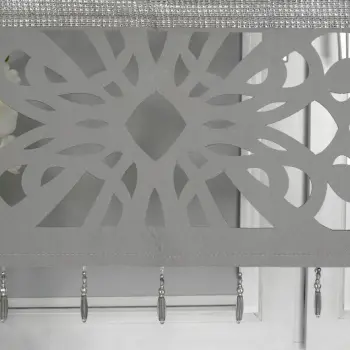 Firana woal panel zasłony laserowe komplet cyrkonie 160x300 salon sypialnia