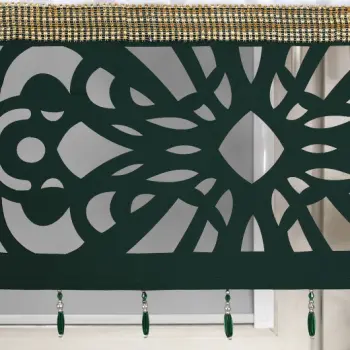 Firana woal panel zasłony laserowe komplet cyrkonie 160x300 salon sypialnia