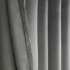 Zasłona welurowa zaciemniajaca z falbana taśma tunel żabki 250x140 J. SZARY