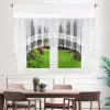Firana MARKIZETA biała cyrkonie panel do salonu sypialni 140x200 cm