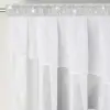 Biała firana deszczyk lambrekin 80x200 panel koraliki ażur 170x70