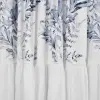 Komplet zasłon w liście z firaną zdobioną markizetą 160x550 cm
