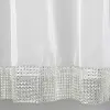 Klasyczna firana woalowa z cyrkoniami do salonu sypialni 150x300