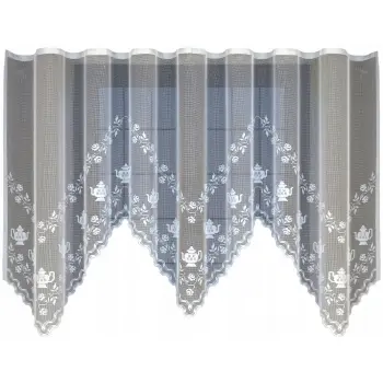 Żakardowa firanka gotowa z taśmą 24535 150 x300cm