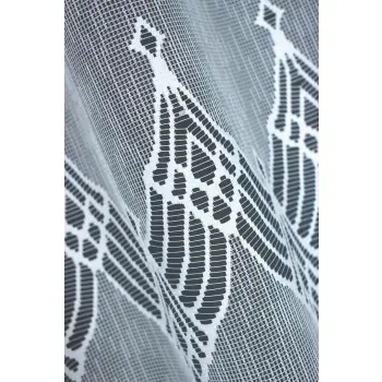 Firany gotowe z taśmą komplet 160x300 i 250x200