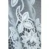 Biała żakardowa firanka z taśmą 250190 110 x 300cm