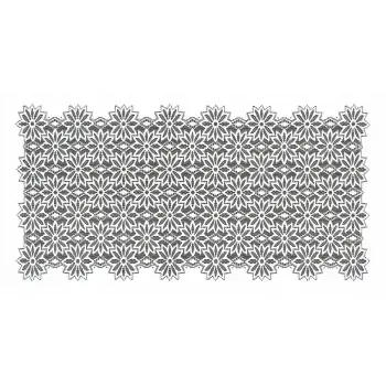 Obrus biały żakardowy 100x150 prostokątny 250130