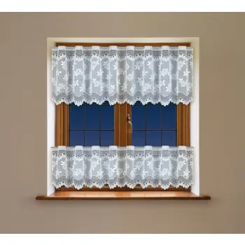Lambrekin żakardowy biały 60x300 cm 248850