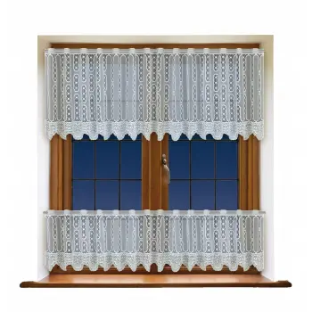 Lambrekin żakardowy biały 40x300 cm 248630