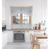 Lambrekin żakardowy biały 60x300 cm 24760